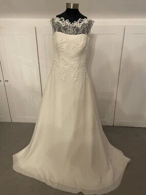 The bride's dress, size 10.